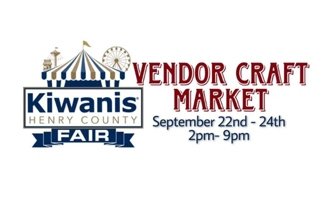 Get Ready for the Kiwanis Henry County “Vendor Craft Fair”!