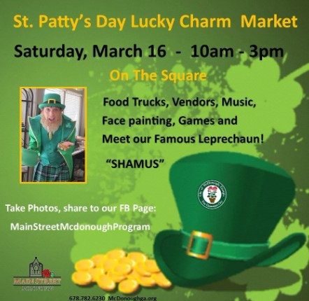 Shamrock Shenanigans: Get Lucky at the Lucky Charm Market in McDonough, Georgia!